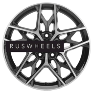 Диски Khomen Wheels 7x17/5x114,3 ET45 D60,1 KHW1709 (Changan/Geely/Lexus/Toyota) Black-FP