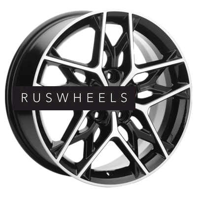 Диски Khomen Wheels 7x17/5x114,3 ET49 D67,1 KHW1709 (Hyundai Elantra) Black-FP