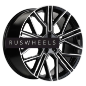 Диски Khomen Wheels 9,5x21/5x114,3 ET40 D64,1 KHW2101 (Tesla) Black-FP