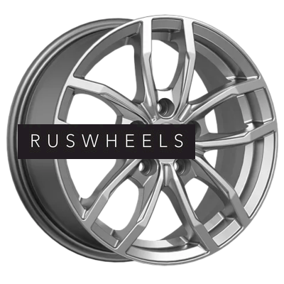 Диски КИК 6,5x15/5x112 ET50 D57,1 Фрост (КС1048) Дарк платинум Диски КИК 6,5x15/5x112 ET50 D57,1 Фрост (КС1048) Дарк платинум