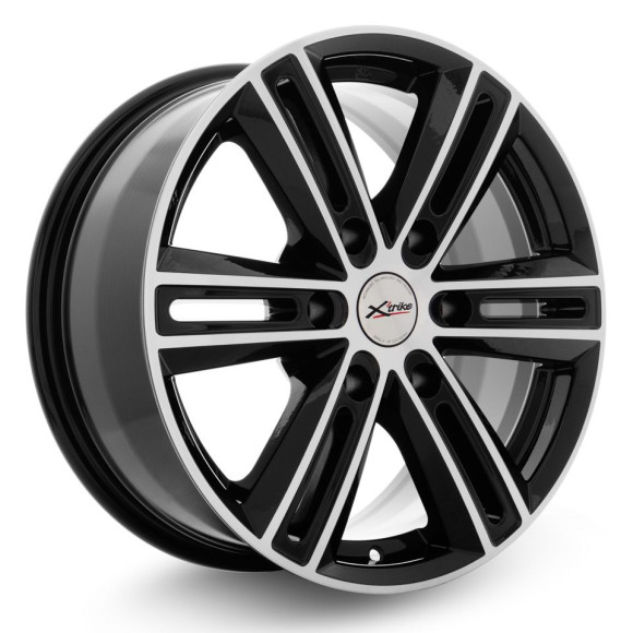 Диски Xtrike 7.5\R17 6*114.3 ET30 d67.1 BK/FP Диски Xtrike 7.5\R17 6*114.3 ET30 d67.1 BK/FP