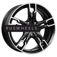 Диски КИК 7x17/5x114,3 ET48,5 D67,1 Солар-оригинал (КС875) Алмаз черный SK