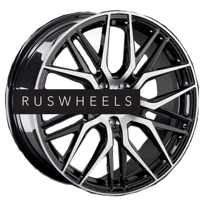 Диски LS Forged 9x20/5x112 ET20 D66,6 LS FG04 BKF (конус, C570)