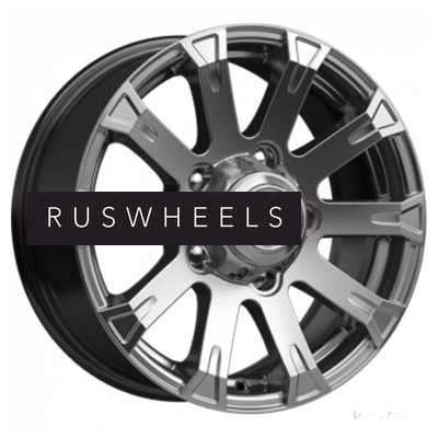 Диски КИК 7x16/5x139,7 ET35 D108,5 Байкал (КС601) Дарк платинум