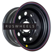 Диски Off-Road Wheels 8x15/5x139,7 ET-24 D110 УАЗ Черный