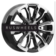 Диски КИК 7,5x18/6x139,7 ET30 D106,1 Меконг (КС959) Алмаз черный