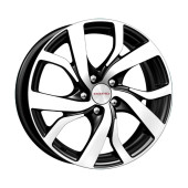 Диски КиК  Палермо-оригинал (КС607)  6,5\R16 5*114,3 ET40  d66,1  Алмаз черный  [r13897]