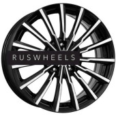 Диски КИК 5,5x14/4x100 ET39 D67,1 Акцент (КС641) Алмаз черный