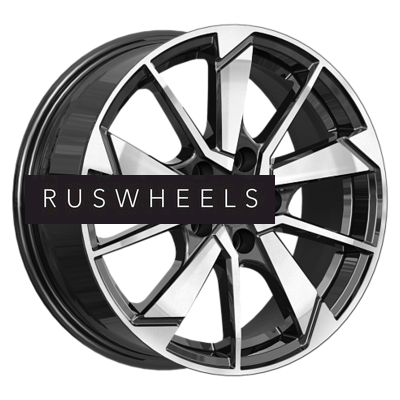 Диски iFree 6,5x16/5x114,3 ET46 D66,1 Зиплайн (КС1042) Блэк Джек