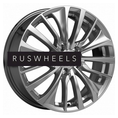 Диски КИК 6,5x17/5x114,3 ET45 D66,1 Flanker (КС1097) Дарк платинум брайт