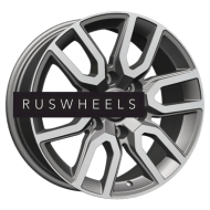 Диски Khomen Wheels 8x17/6x139,7 ET30 D106,1 KHW1723 (JAC T6 Pickup) Gray-FP