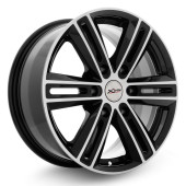 Диски Xtrike 7.5\R17 6*139.7 ET25 d106.1 BK/FP