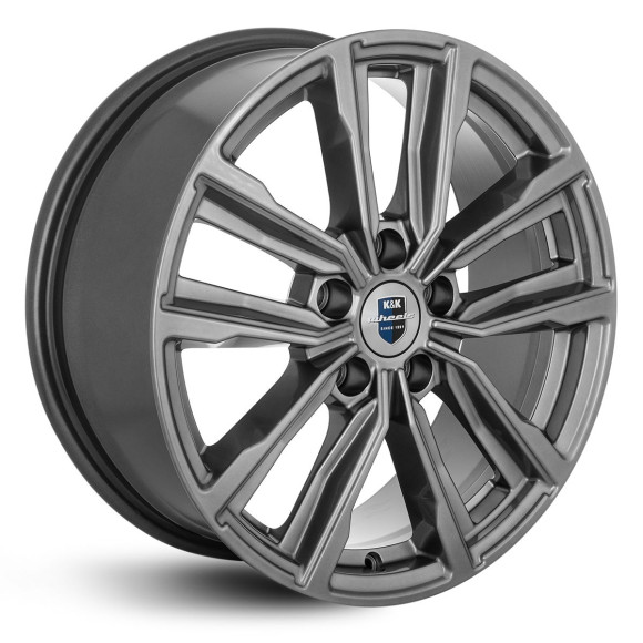 Диски КиК 7.5\R17 5*114.3 ET45 d60.1 Дарк платинум