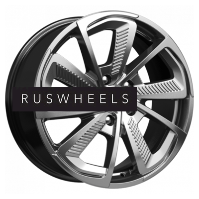 Диски КИК 8x18/5x120 ET50 D65,1 C.T.G. (КС687) Дарк платинум Диски КИК 8x18/5x120 ET50 D65,1 C.T.G. (КС687) Дарк платинум