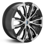 Диски КиК 7.5\R18 6*139.7 ET38 d67.1 Алмаз черный