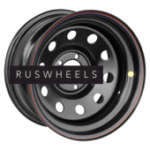 Диски Off-Road Wheels 8x16/5x114,3 ET-19 D84 Jeep Черный (треуг. мелкий)