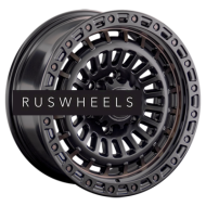 Диски LS 9x18/6x139,7 ET20 D106,1 1348 BKS+BR (конус, Колпак+лого)