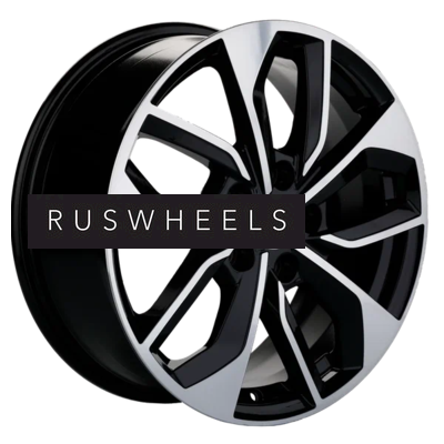 Диски Khomen Wheels 7x17/5x108 ET43 D65,1 KHW1703 (DFM AX 7) Black-FP