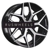 Диски LS 8x17/6x139,7 ET36 D100,1 1303 BK (конус, Колпак+лого)