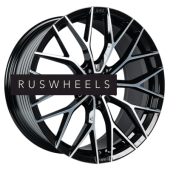 Диски INCH 9,5x21/5x120 ET49 D72,6 GA8532 Gloss Black Machined Face (ZJH)