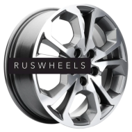 Диски Khomen Wheels 6,5x17/5x114,3 ET50 D64,1 KHW1711 (Haval/Honda) Gray-FP
