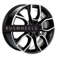 Диски Khomen Wheels 7x17/5x110 ET46 D63,3 KHW1713 (Changan CS35 Plus) Black-FP