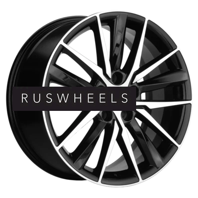 Диски Khomen Wheels 8x18/5x114,3 ET53 D54,1 KHW1807 (Geely Coolray) Black-FP Диски Khomen Wheels 8x18/5x114,3 ET53 D54,1 KHW1807 (Geely Coolray) Black-FP