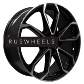 Диски Khomen Wheels 7x18/5x114,3 ET45 D67,1 KHW1816 (Mazda CX-5/Kia Seltos) Black-FP