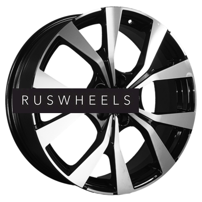 Диски Khomen Wheels 7x19/5x114,3 ET35 D67,1 KHW1906 (JAC JS6) Black-FP