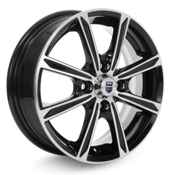 Диски КиК 5,0\R14 4*100 ET45 d67.1 Алмаз черный