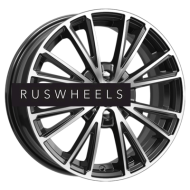 Диски КИК 6x16/4x100 ET50 D60,1 Меандр-оригинал (КС879) Алмаз черный SK