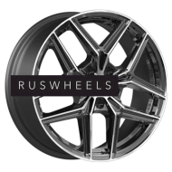 Диски КИК 7x17/5x110 ET45 D67,1 Юнион (КС1025) Алмаз черный