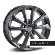 Диски Dezent R17 / 7J PCD 5x112 ЕТ 38 ЦО 70.1 KS graphite