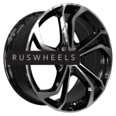 Диски PDW 8x18/5x112 ET42 D57,1 5457 Gloss Black Machine Face (PDW)