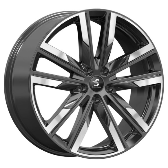 Диски СКАД Premium  КР014 (20Audi Q5)  8,0\R20 5*112 ET39  d66,6  Diamond Black Gris  [82143]  <С>