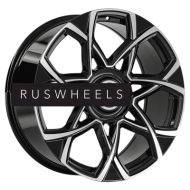 Диски LS Forged 9,5x22/5x120 ET40 D62,6 LS FG59 BKF (конус, Колпак+лого)