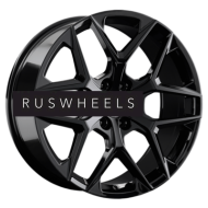 Диски LS 9x22/6x139,7 ET30 D100,1 1372 BK (конус, Колпак+лого)