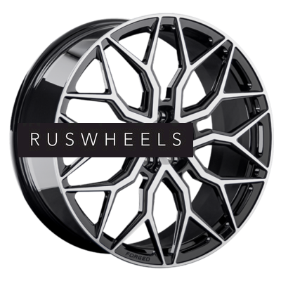 Диски LS Forged 9,5x21/5x114,3 ET38 D67,1 LS FG13 BKF (конус, C570)