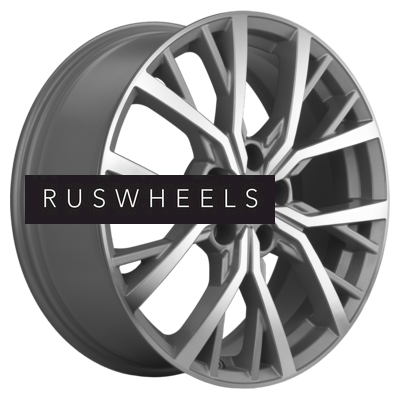 Диски Khomen Wheels 7x18/5x114,3 ET37 D66,5 KHW1806 (Dargo/Jolion) F-Silver-FP