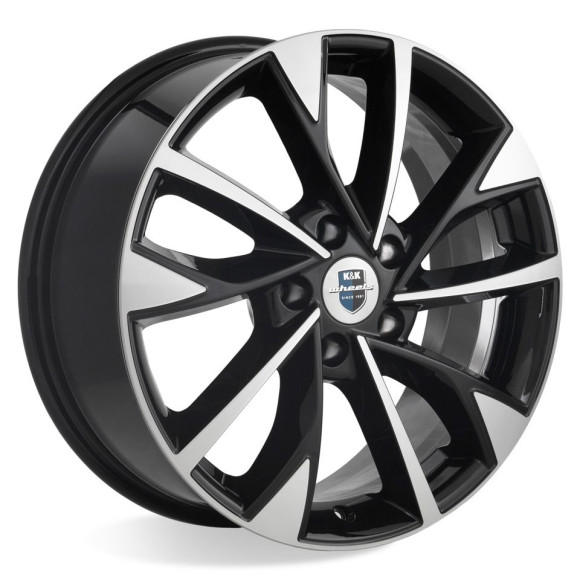 Диски КиК 7,0\R17 5*110 ET38 d65.1 алмаз чёрный Диски КиК 7,0\R17 5*110 ET38 d65.1 алмаз чёрный