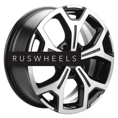 Диски Khomen Wheels 6,5x17/5x108 ET33 D60,1 KHW1710 (Chery Tiggo 7pro) Black-FP Диски Khomen Wheels 6,5x17/5x108 ET33 D60,1 KHW1710 (Chery Tiggo 7pro) Black-FP