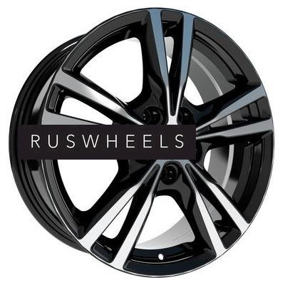 Грузовые диски СКАД 7x17/5x114,3 ET45 D66,1 Мельбурн (КЛ245) Алмаз (АРС 014 black)