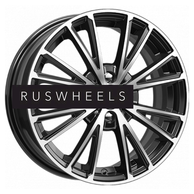 Грузовые диски K&K 6x16/4x100 ET45 D67,1 Меандр (КС879) Алмаз черный SK