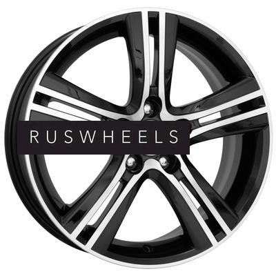 Диски КИК 6,5x16/5x114,3 ET43 D67,1 Борелли-оригинал (КС613) Алмаз черный