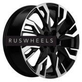 Диски Khomen Wheels 7x18/5x114,3 ET45 D66,1 KHW1809 (Teana/X-trail) Black-FP