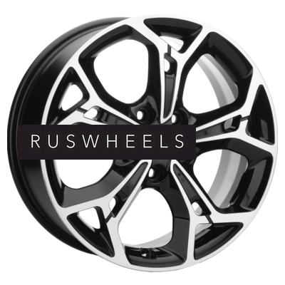 Диски Khomen Wheels 7x17/5x108 ET50 D63,35 KHW1702 (Ford C-Max) Black-FP Диски Khomen Wheels 7x17/5x108 ET50 D63,35 KHW1702 (Ford C-Max) Black-FP