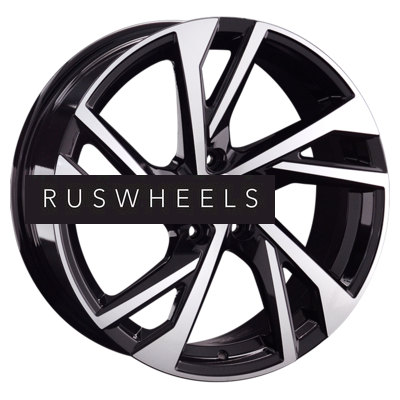 Диски Replay 8x18/5x114,3 ET35 D60,1 TY382 BKF (конус, C570)