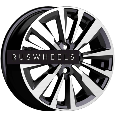 Диски КИК 6,5x16/4x100 ET49 D54,1 Эрман (КС997) Алмаз черный