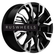 Диски Khomen Wheels 7x18/5x112 ET43 D57,1 KHW1809 (Kodiaq/Tiguan) Black-FP Диски Khomen Wheels 7x18/5x112 ET43 D57,1 KHW1809 (Kodiaq/Tiguan) Black-FP