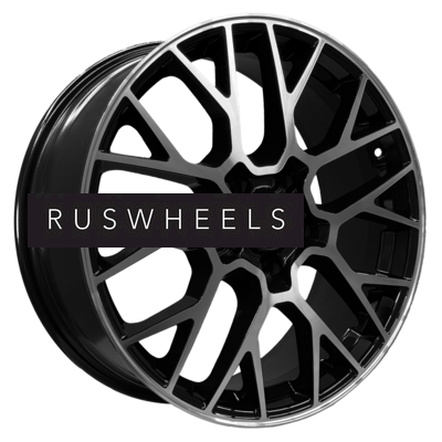 Диски Khomen Wheels 7x18/5x112 ET43 D57,1 KHW1818 (Kodiaq/Tiguan/Audi Q3) Black-FP